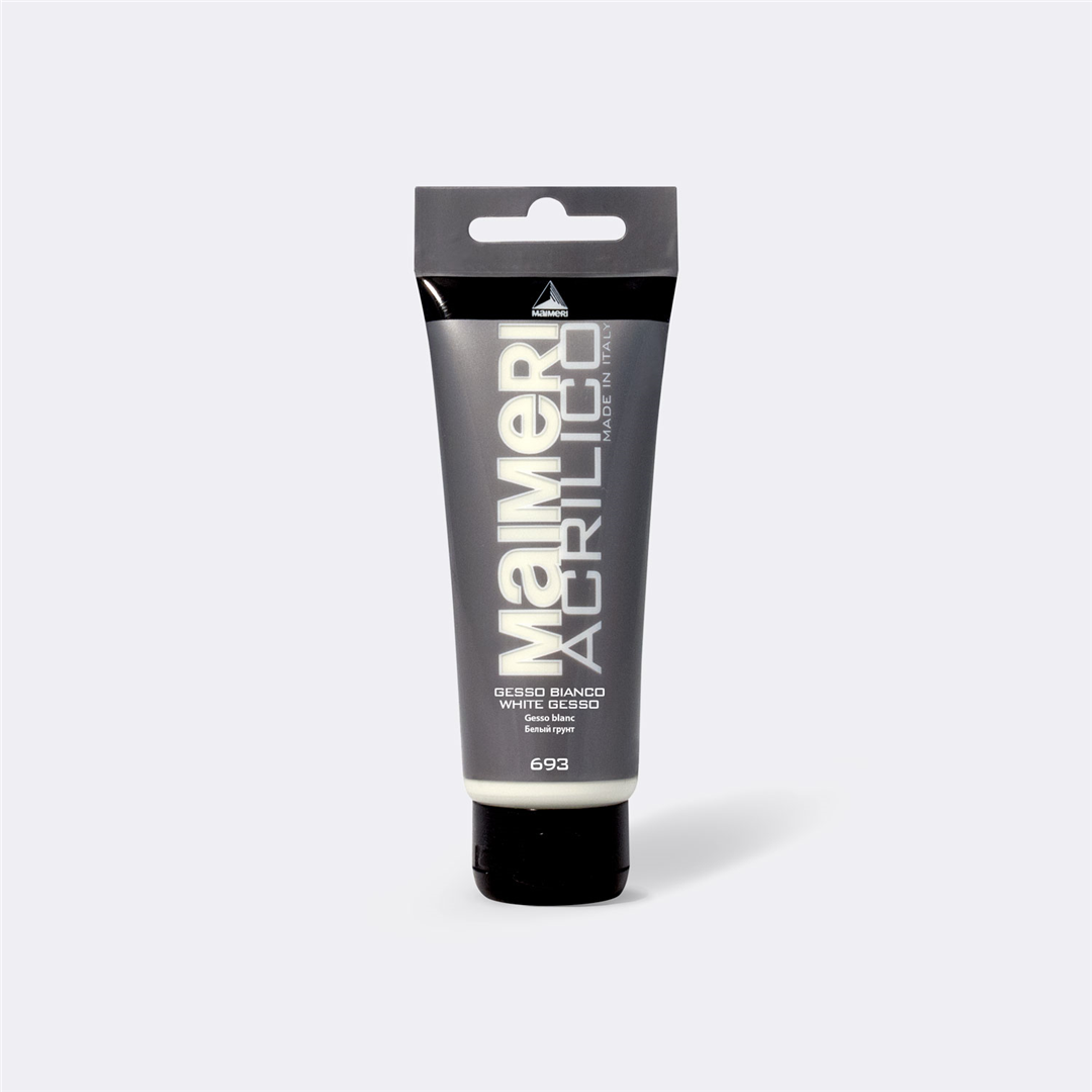 Gesso  Acrilico  200 Ml 693 Bianco — immagine 3