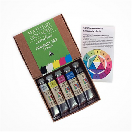 Scatola  Gouache Primary Set  20 Ml
