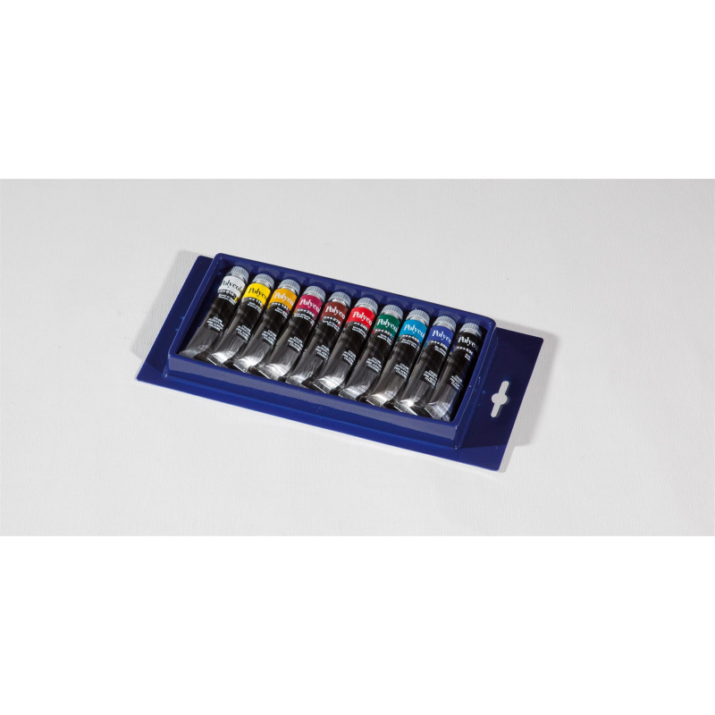 Set Polycolor  20 Ml. Blister Pezzi 10 Confezione In Cartone