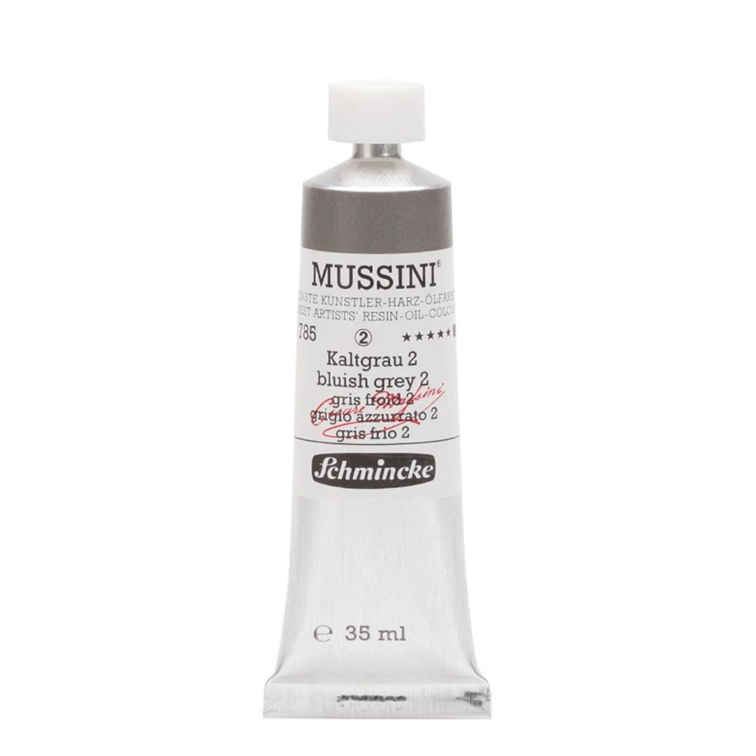 Colore Olio Mussini Ml35 Serie 2 785-Grigio Azzurrato 2 — immagine 2