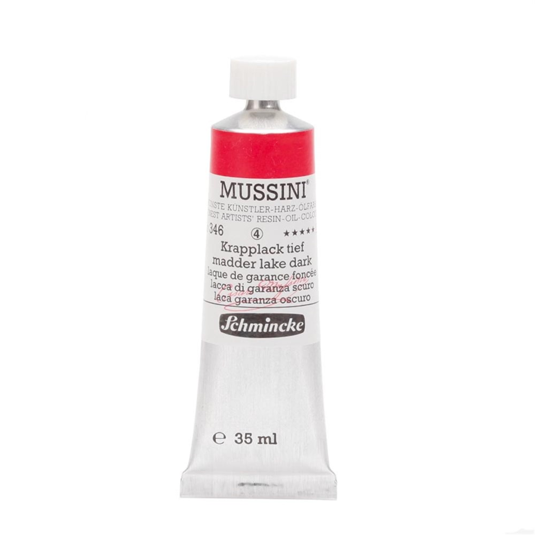 Colore Olio Mussini Ml35 Serie 4 346-Lacca Di Garanza Scuro — immagine 2