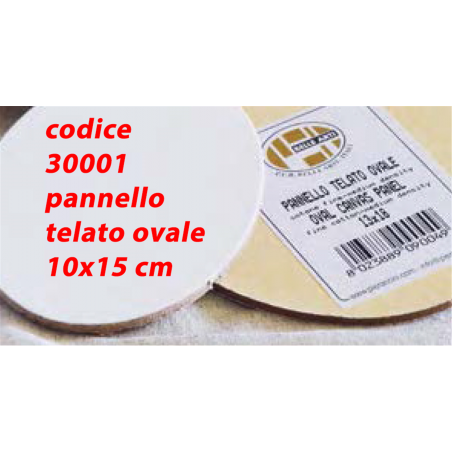 Pannello Telato Ovale 10x15