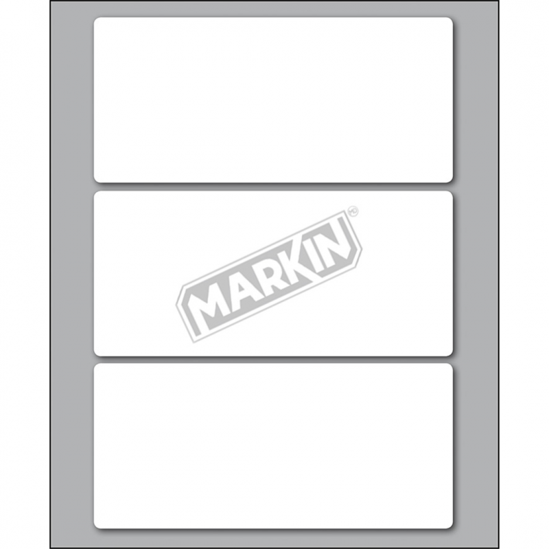 Markin X11038 Etichette adesive bianche permanenti 56 x 16mm 10ff