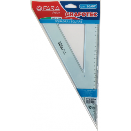 Squadra Cm.16 Plastica Grafotec 60 Gradi