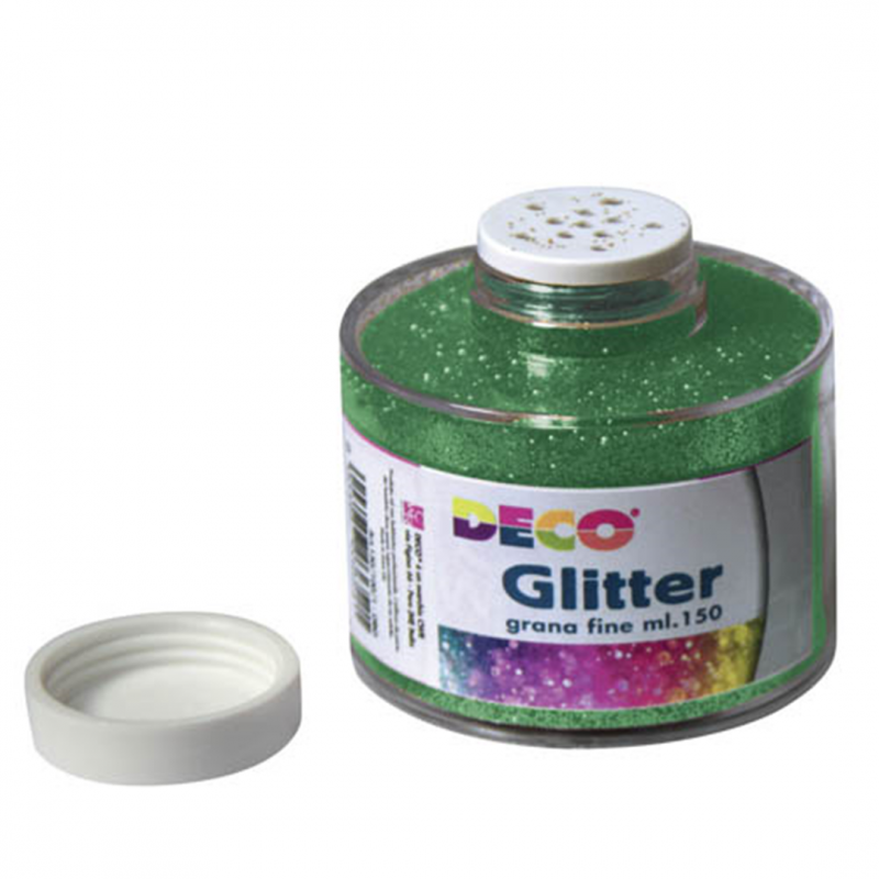 Cwr Glitter Jar 150 Ml With Dispenser Green