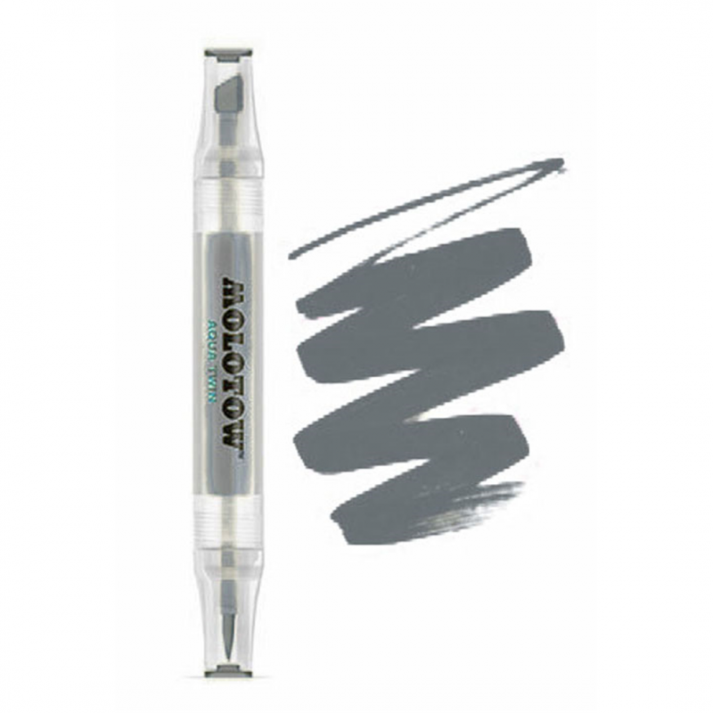 Aqua Twin Double Tip Cool Gray 1