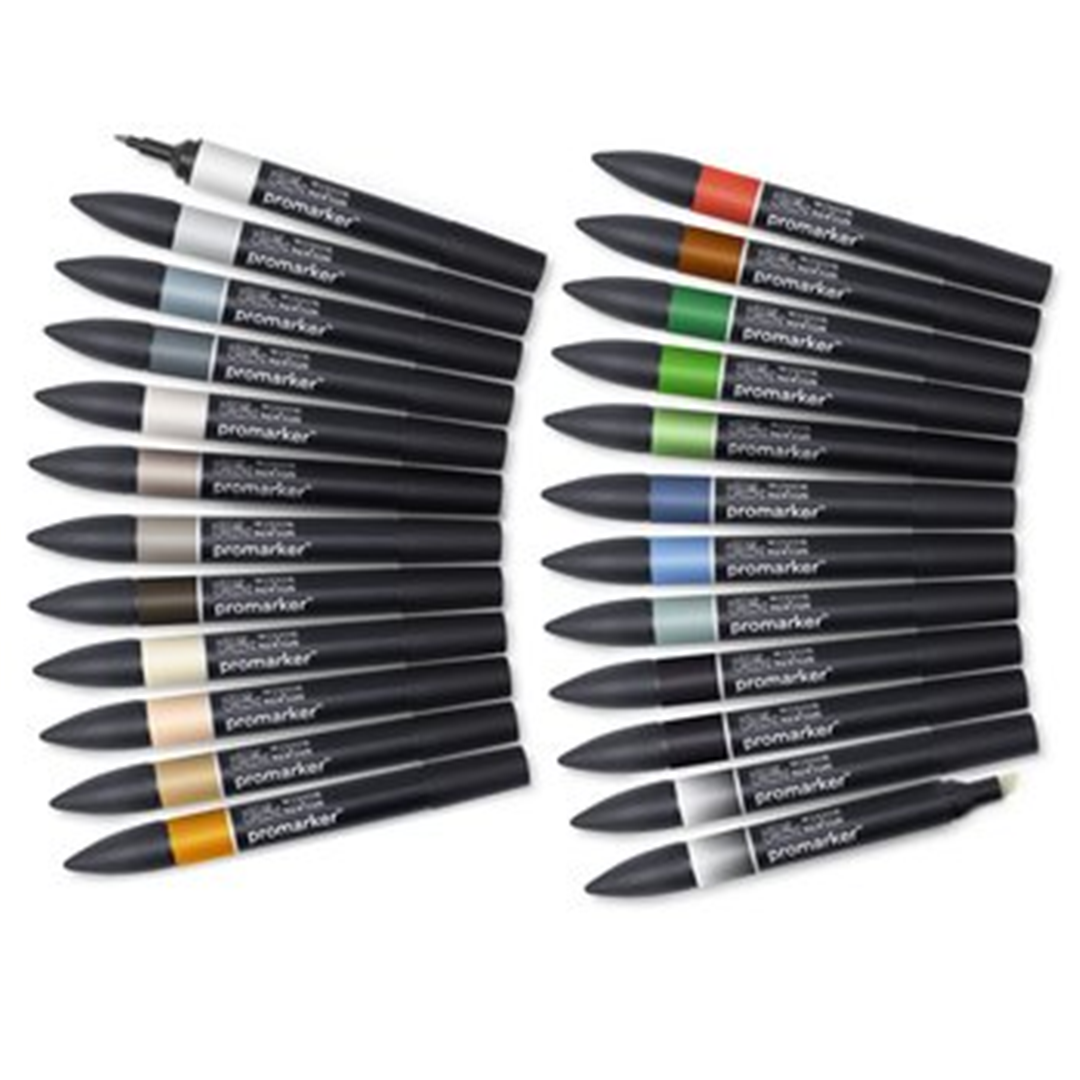 Astuccio Promarker Pezzi 24 In Tessuto Set Architettura — immagine 3