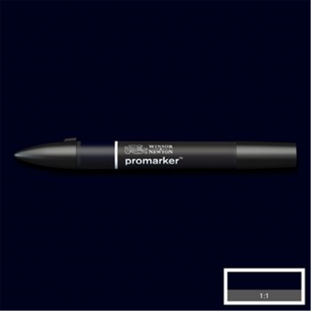 Pennarello Promarker Doppia Punta Xbb-Blue Black