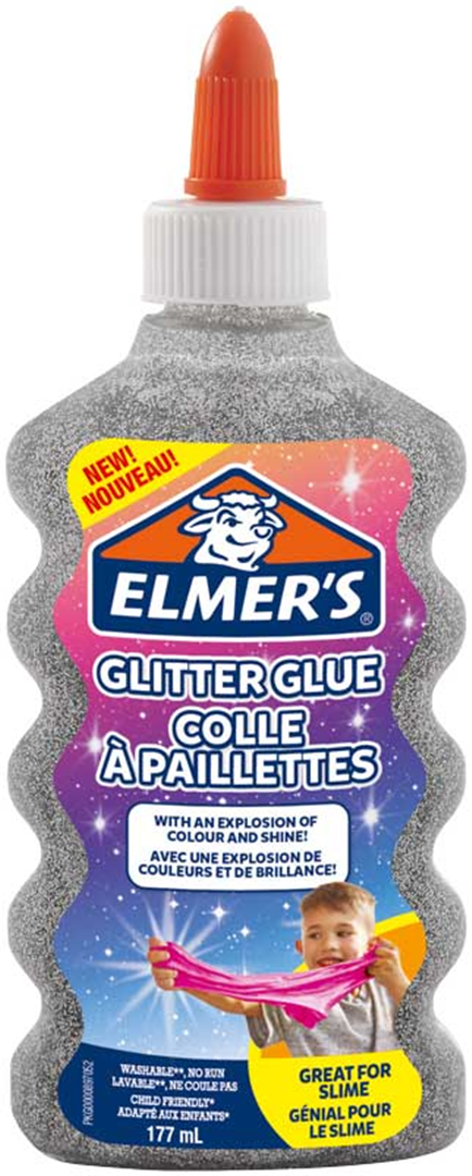 Colla Glitterate Liquida 177ml Argento
