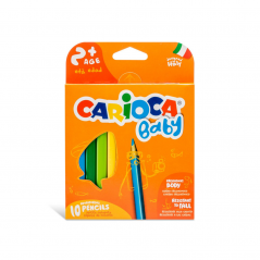 Carioca Matitoni  Baby Pencil 2+ Confezione Da 10 Colori