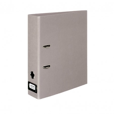 Raccoglitore Dorso 8,5cm 2anelli C/fermo Soho Grigio Taupe 49