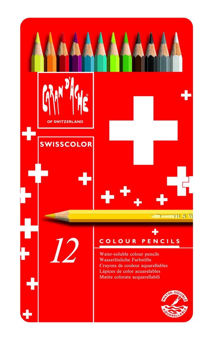 Matite Swisscolor Pezzi 12 Confezione In Metallo — immagine 2