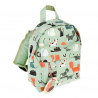 Cotton / Nylon Backpack With Pockets 28cm Cats Nine Lives | Rex London