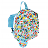 Cotton / Nylon Backpack With Pockets 28cm Butterfly Garden | Rex London
