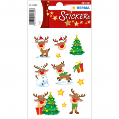 Herma Stickers Adesivi Natale  Renne E Alberi