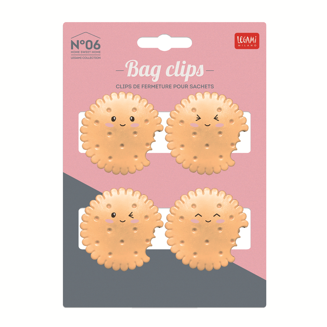 Clip Chiudipacco 4pz Cookie