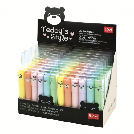 Evidenziatore  Teddy'S Style Pastello 6pz