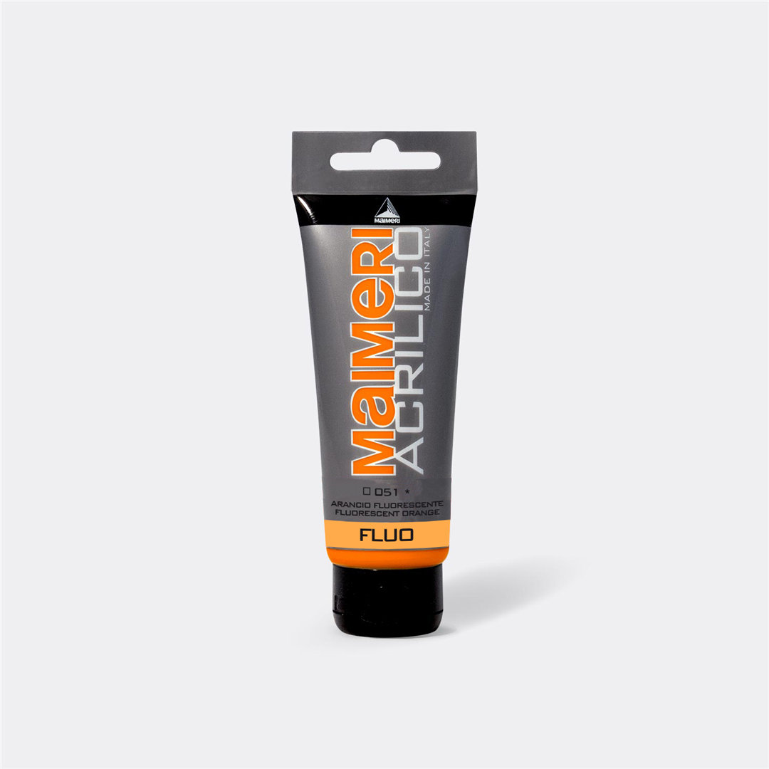 Acrilico  200 Ml  Fluo 051 Arancio — immagine 2