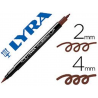 Aqua Brush Duo Marker Pen Dark Sepia | Lyra