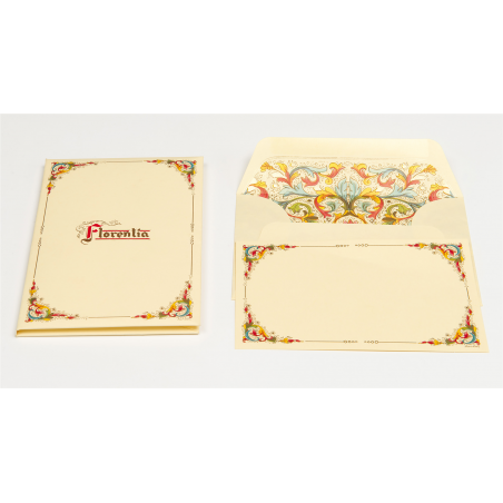 Blocchetto Medio Buste+cartoncini 10pz 10x15x0.5 Florentia