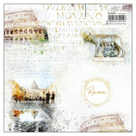 Carta Da Regalo 70x100 Prestige Roma Gold