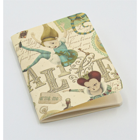 Quaderno A6 10,5x14,8cm 64fg Alice Nel Paese Delle Meraviglie