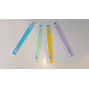 17 Cm Flat Ruler In Plastic In Assorted Pastel Colors | Fara