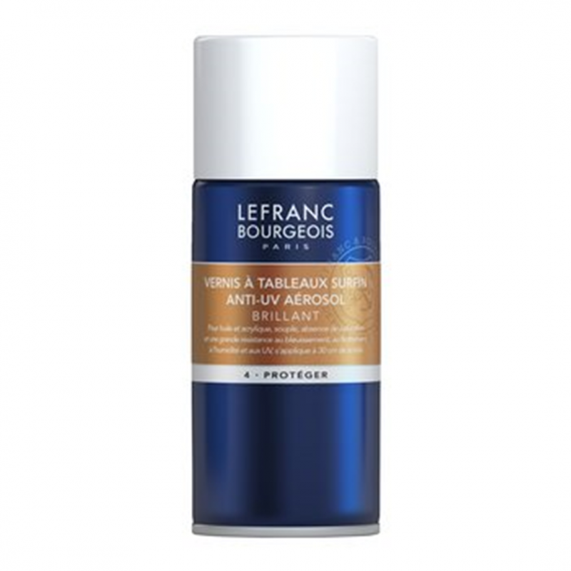 Lefranc Bourgeois Vernice Spray Per Quadri Anti Uv Sopraffina 150ml Lucida