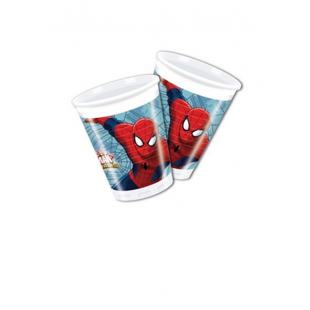 Decorata Party Bicchiere Plastica Disney 10pz Spiderman