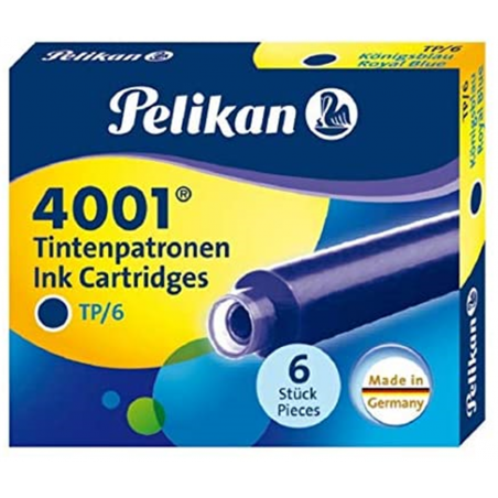 Scatola 6 Cartucce  Tp-6 Standard Blu Royal