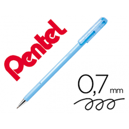 Penna A Sfera Antibatterica 0.7mm Agli Ioni D'Argento Colore Nero