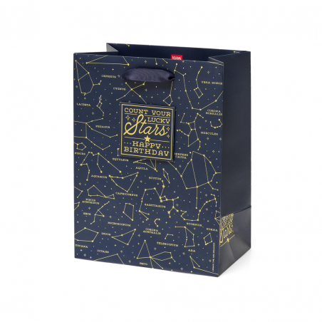 Busta Regalo Media 25x19x11,5cm Stars
