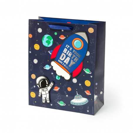 Busta Regalo Grande 32,5x26x11,5cm Space