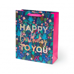 Busta Regalo Grande 32,5x26x11,5cm Etichetta Tag Kraft-Vertecchi Party