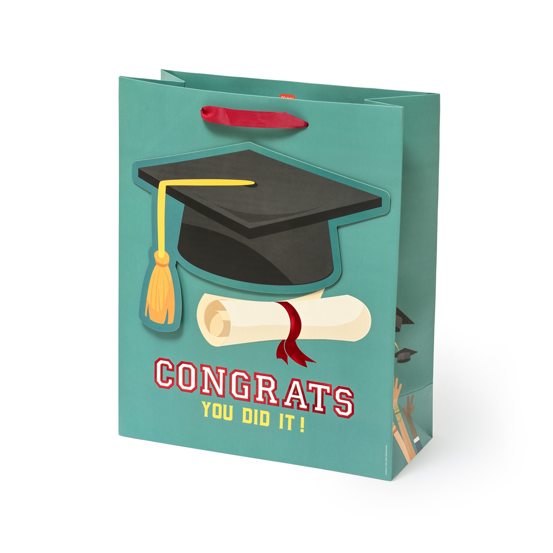 Busta Regalo Grande 32,5x26x11,5cm Graduation