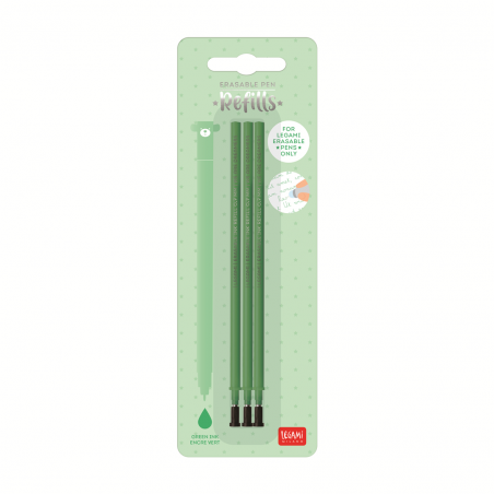 Refill Per Penna Cancellabile  3pz Verde