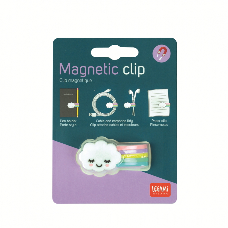 Magnetic Clip X Silicone Cables Rainbow Ties