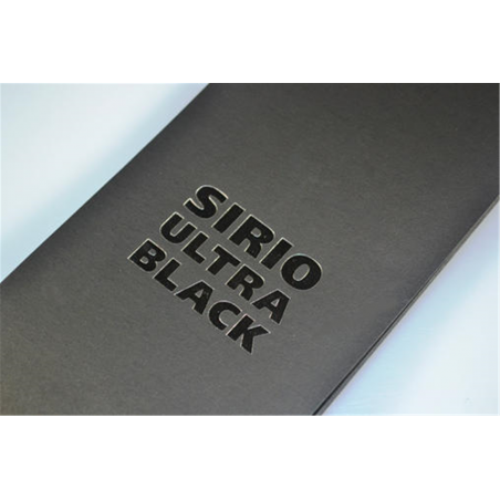 Cartoncino Sirio Ultra Black Gr.680/mq Cm. 72x102 Nero | Fedrigoni