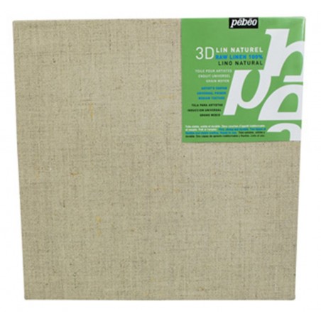 Tela 40x40cm 3d Lino Naturale
