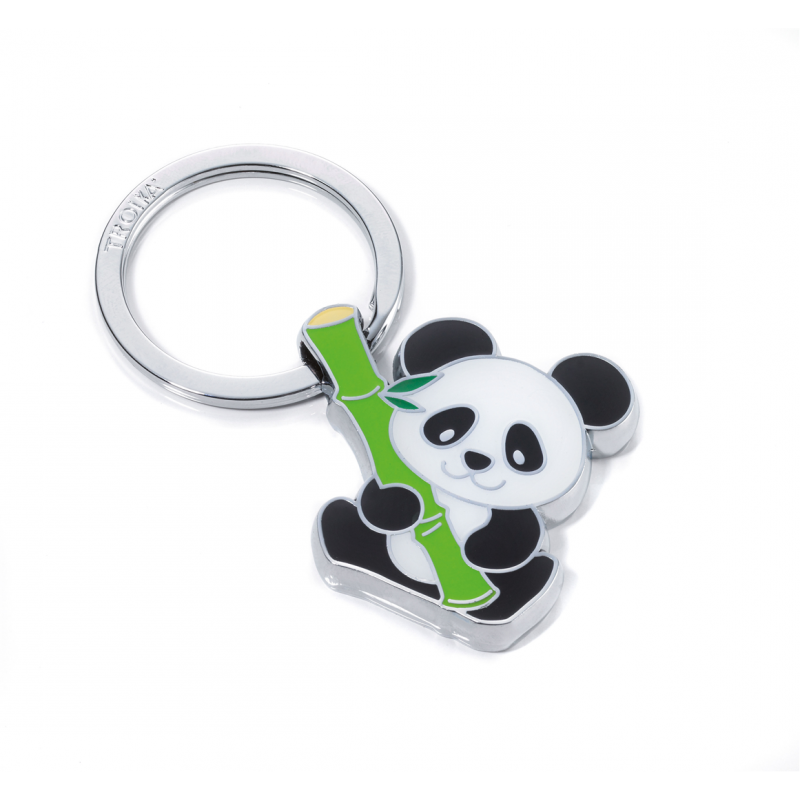 Pbs - Troika P/chiavi Metallo 90x35x15mm Bamboo Panda