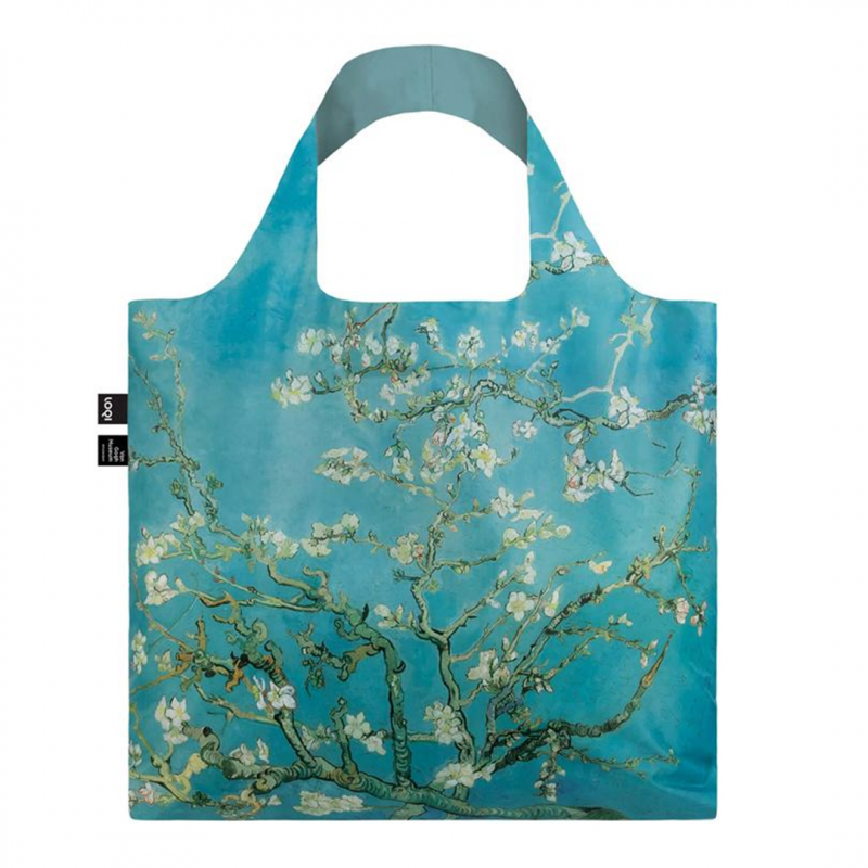 Schonhuber Spa - Ag Borsa Shopper Richiudibile Reciclabile Loqi Vincent Van Gogh Almond Blossom
