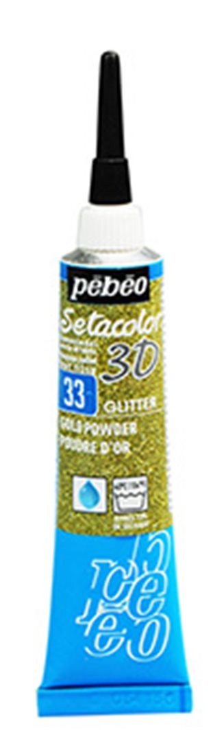 Setacolor 3d 20 Ml Effetto Glitter 033-Oro Polvere