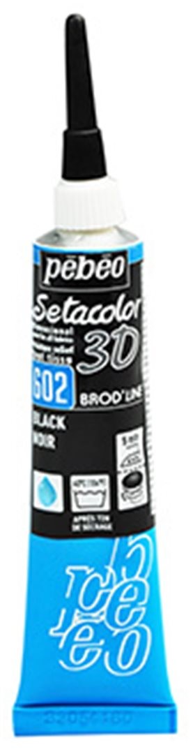 Setacolor 3d 20 Ml Effetto Brod'Line 602-Nero
