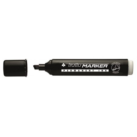 Pennarello  Marker Scalpello Nero