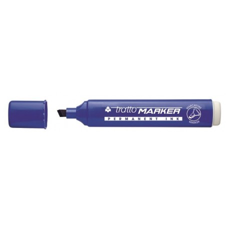 Pennarello  Marker Scalpello Blu