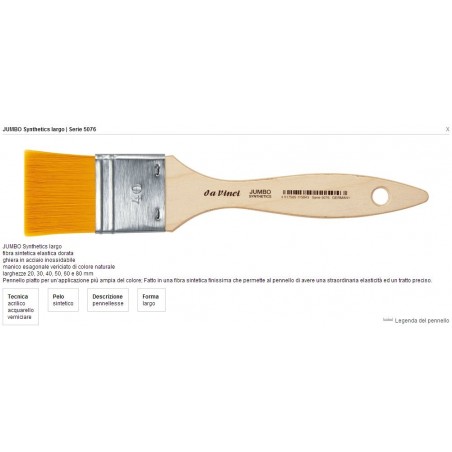 Junior Synthetic Largo Fibra Sintetica Serie 5076 N°40