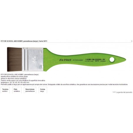 Pennellessa Fit For School&hobby Sr.5073 N.20 Fibra Sintetica