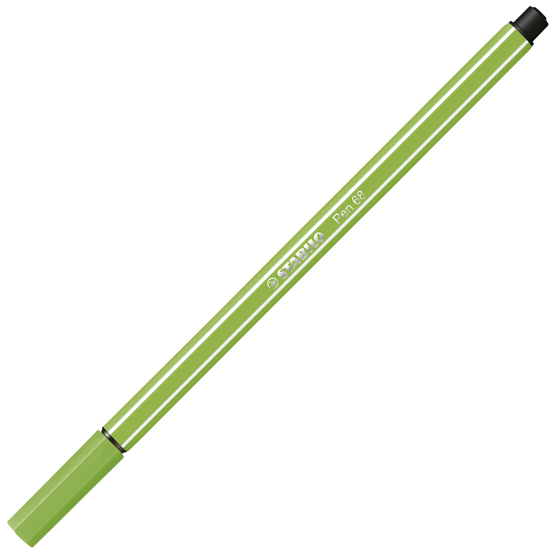 Pennarello Premium - STABILO Pen 68 Colorparade - Astuccio Desk-Set da 20 antracite/rosa - 20 colori assortiti — immagine 3