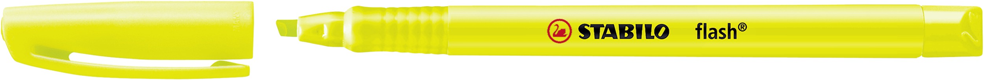 Evidenziatore - STABILO flash - Giallo — immagine 2