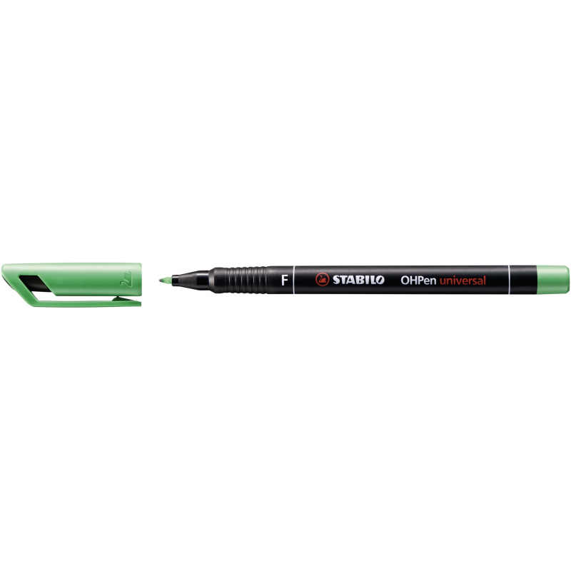 Marcatore - STABILO OHPen universal Permanente - Tratto Fine (0,7 mm) - Verde
